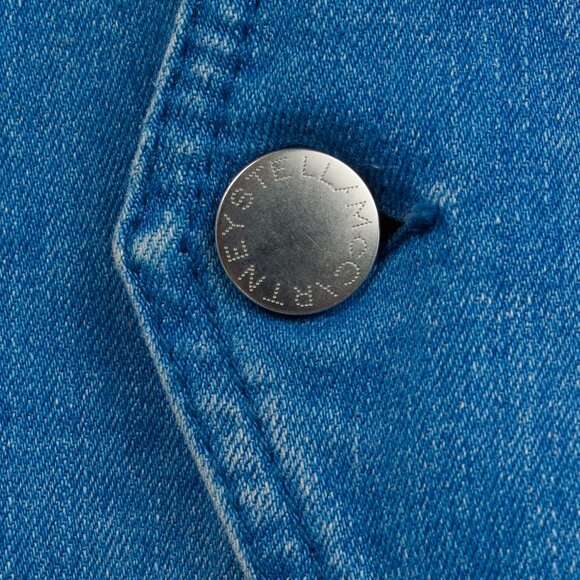 Stella McCartney Resort 2015 Blue Denim Cut-Out Playsuit - Picture 8 of 9